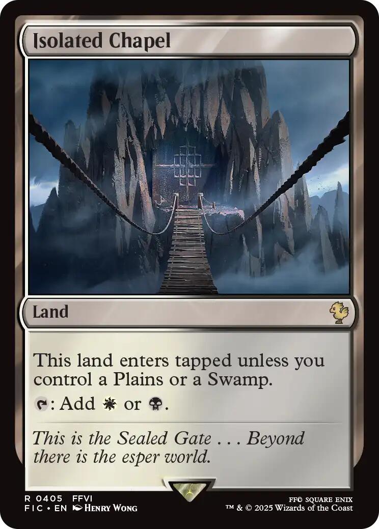 Isolated Chapel (Surge Foil) [FINAL FANTASY Commander] | Gear Gaming Fayetteville