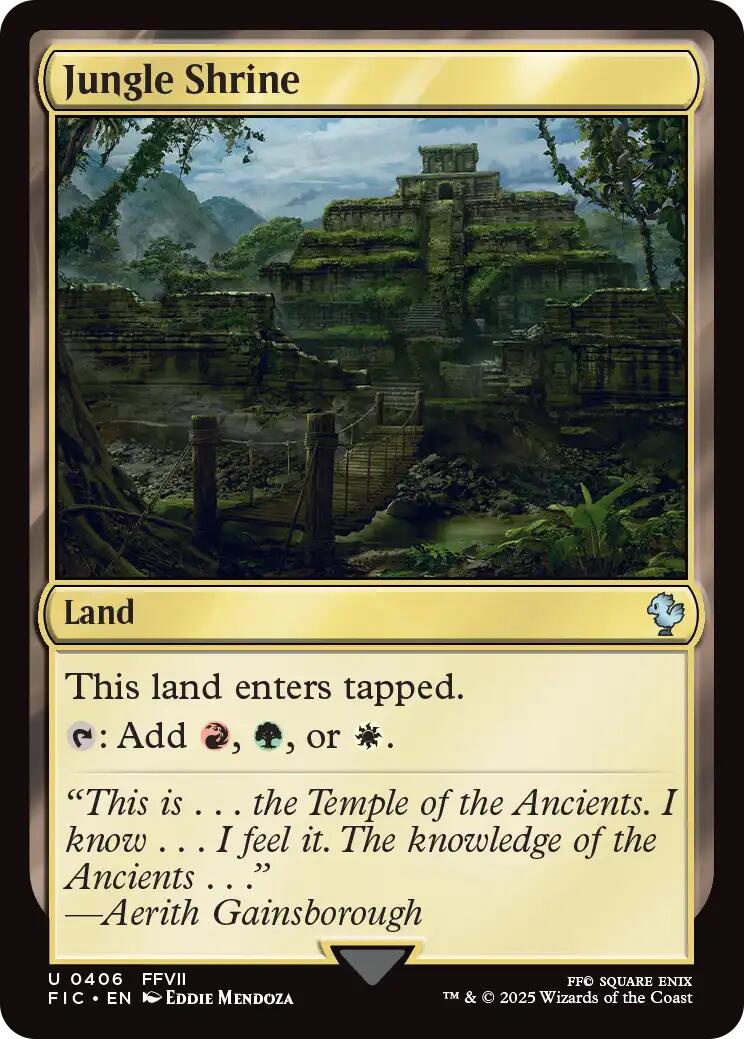 Jungle Shrine (Surge Foil) [FINAL FANTASY Commander] | Gear Gaming Fayetteville