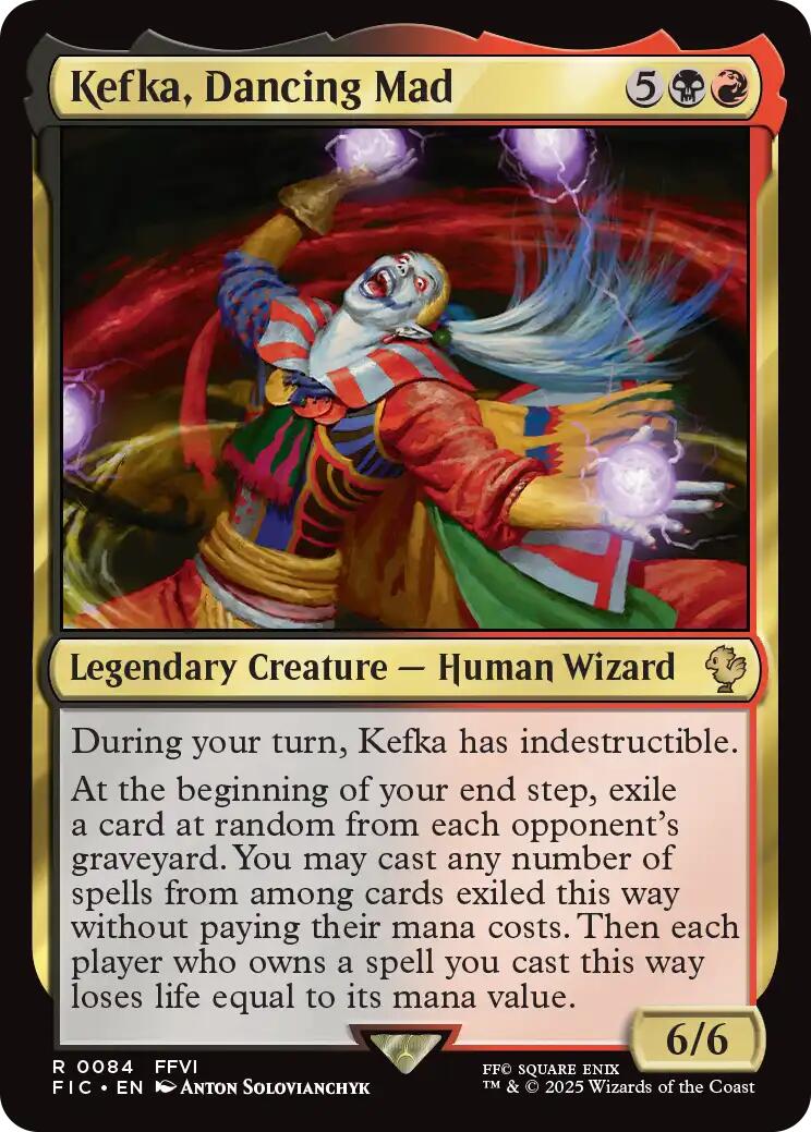 Kefka, Dancing Mad (Surge Foil) [FINAL FANTASY Commander] | Gear Gaming Fayetteville