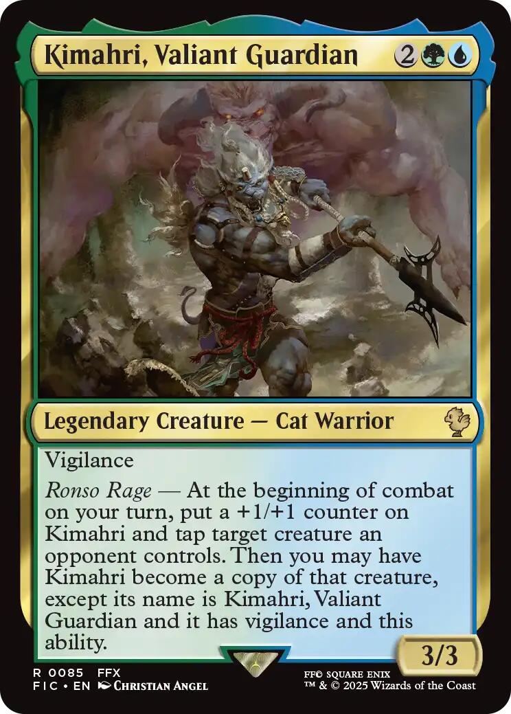 Kimahri, Valiant Guardian (Surge Foil) [FINAL FANTASY Commander] | Gear Gaming Fayetteville