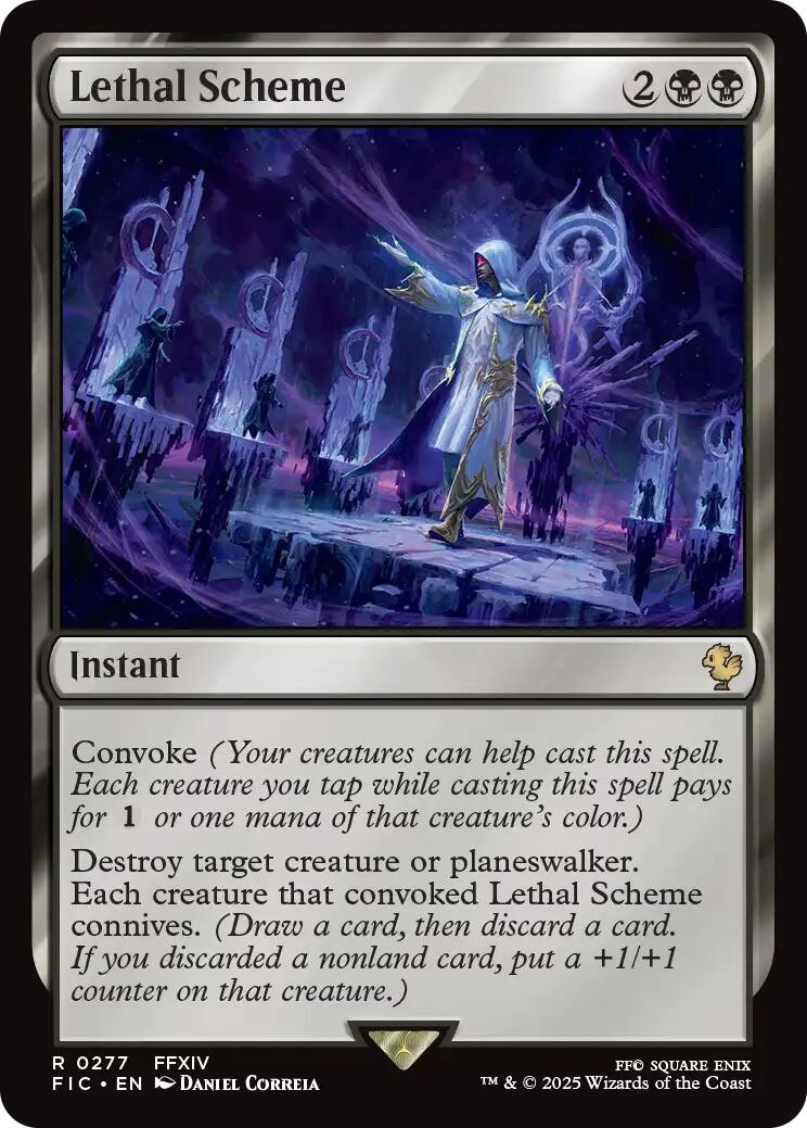 Lethal Scheme (Surge Foil) [FINAL FANTASY Commander] | Gear Gaming Fayetteville