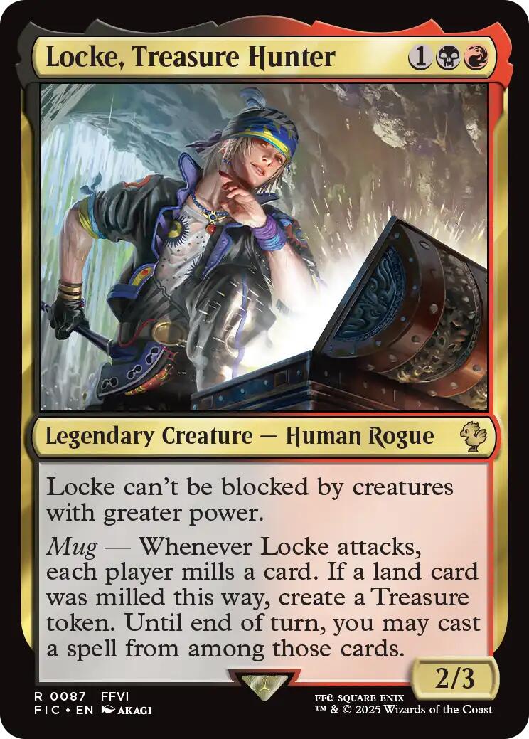 Locke, Treasure Hunter (Surge Foil) [FINAL FANTASY Commander] | Gear Gaming Fayetteville