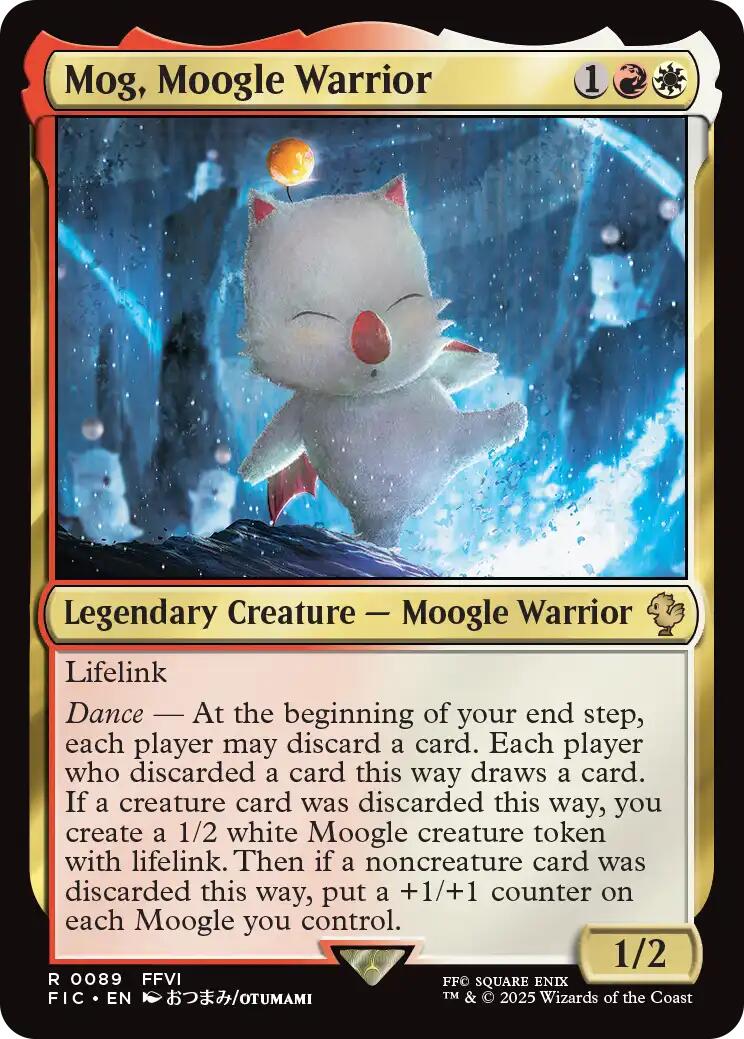 Mog, Moogle Warrior (Surge Foil) [FINAL FANTASY Commander] | Gear Gaming Fayetteville