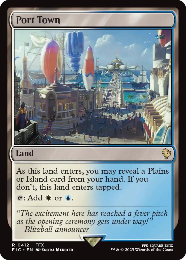 Port Town (Surge Foil) [FINAL FANTASY Commander] | Gear Gaming Fayetteville