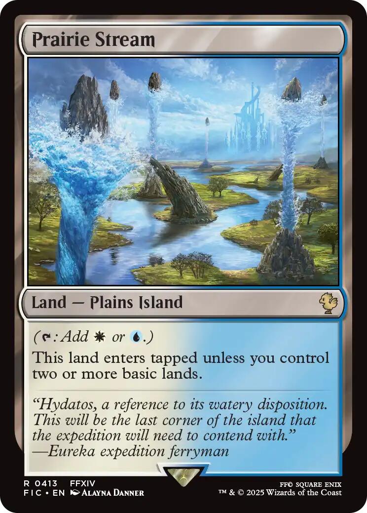 Prairie Stream (Surge Foil) [FINAL FANTASY Commander] | Gear Gaming Fayetteville