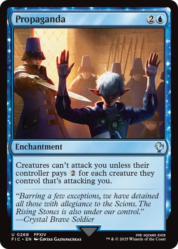 Propaganda (Surge Foil) [FINAL FANTASY Commander] | Gear Gaming Fayetteville