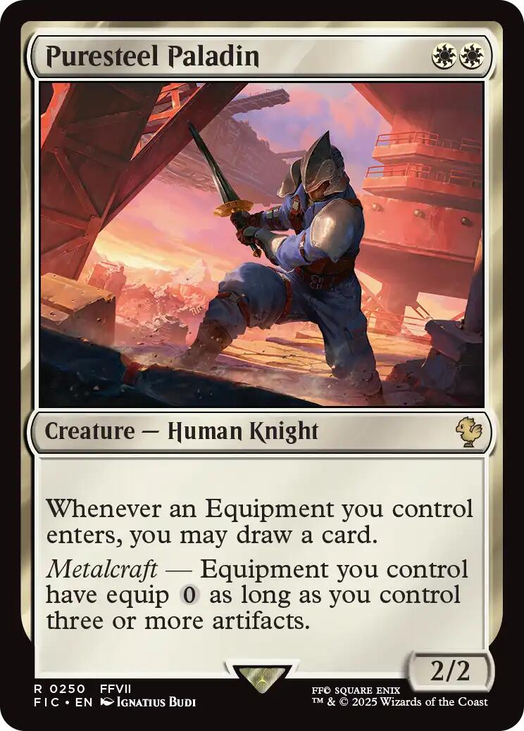 Puresteel Paladin (Surge Foil) [FINAL FANTASY Commander] | Gear Gaming Fayetteville