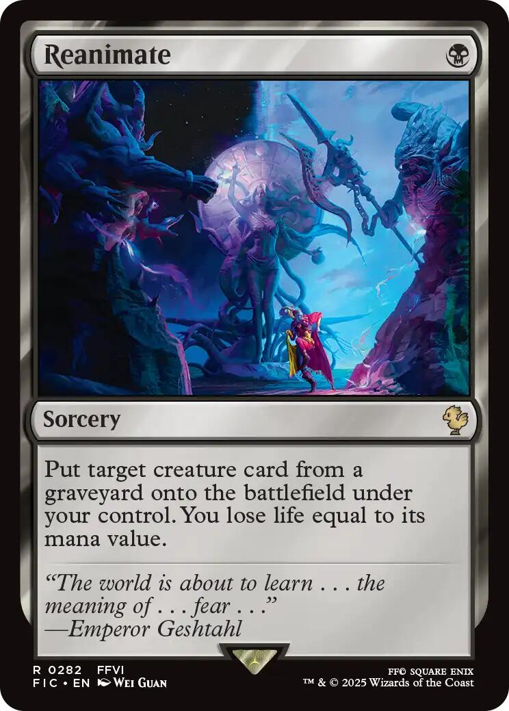 Reanimate (Surge Foil) [FINAL FANTASY Commander] | Gear Gaming Fayetteville