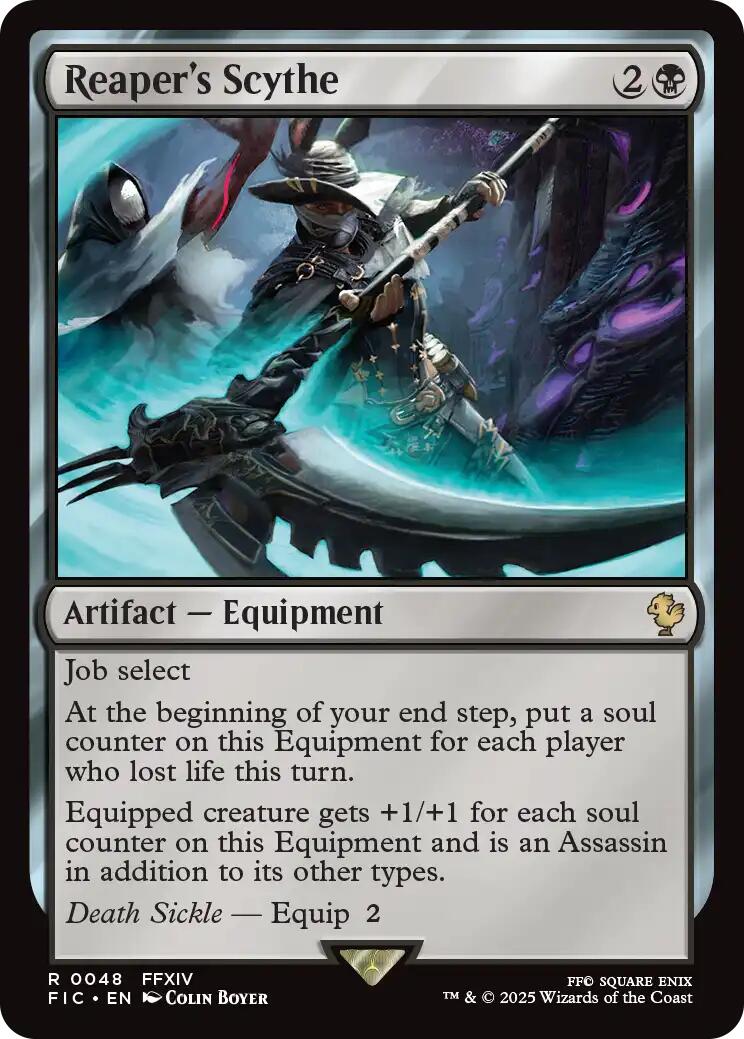Reaper's Scythe (Surge Foil) [FINAL FANTASY Commander] | Gear Gaming Fayetteville