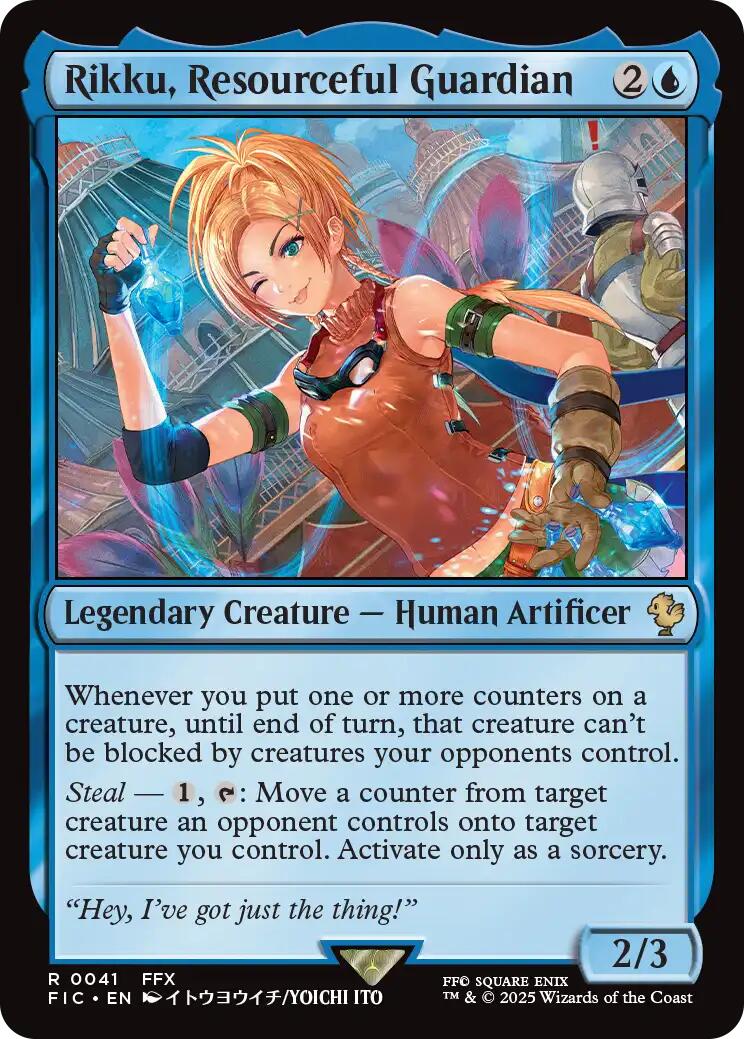 Rikku, Resourceful Guardian (Surge Foil) [FINAL FANTASY Commander] | Gear Gaming Fayetteville