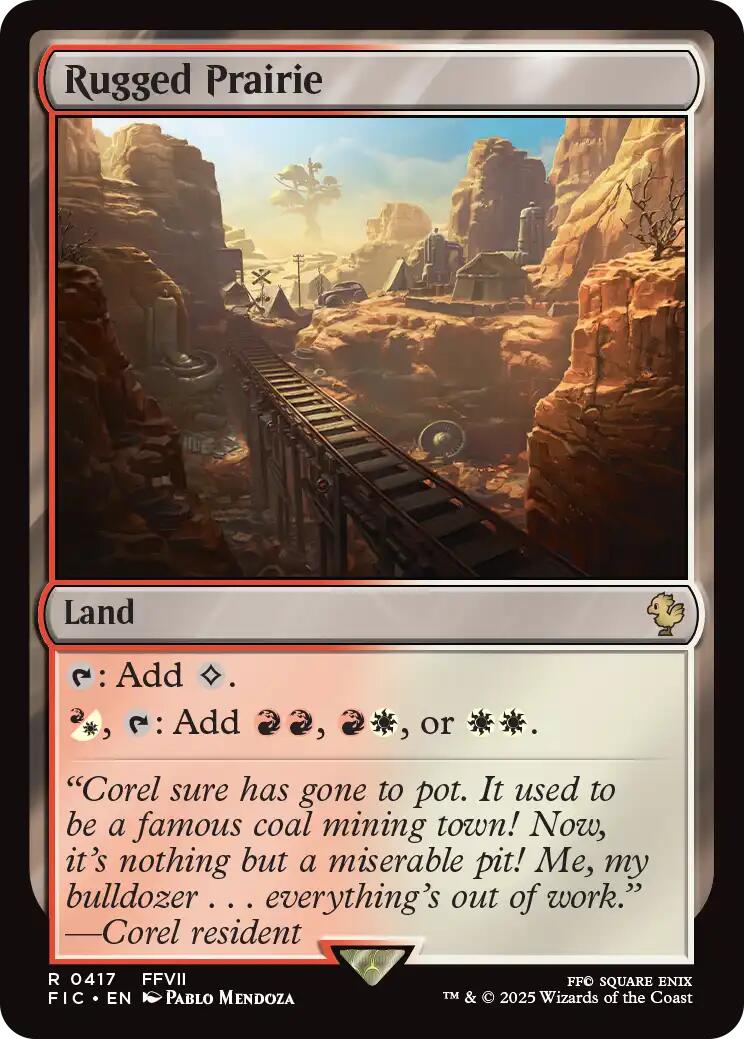 Rugged Prairie (Surge Foil) [FINAL FANTASY Commander] | Gear Gaming Fayetteville