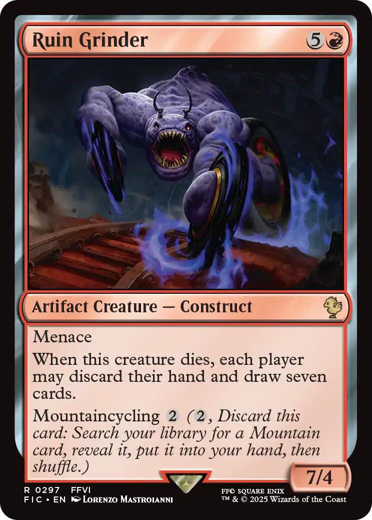 Ruin Grinder (Surge Foil) [FINAL FANTASY Commander] | Gear Gaming Fayetteville