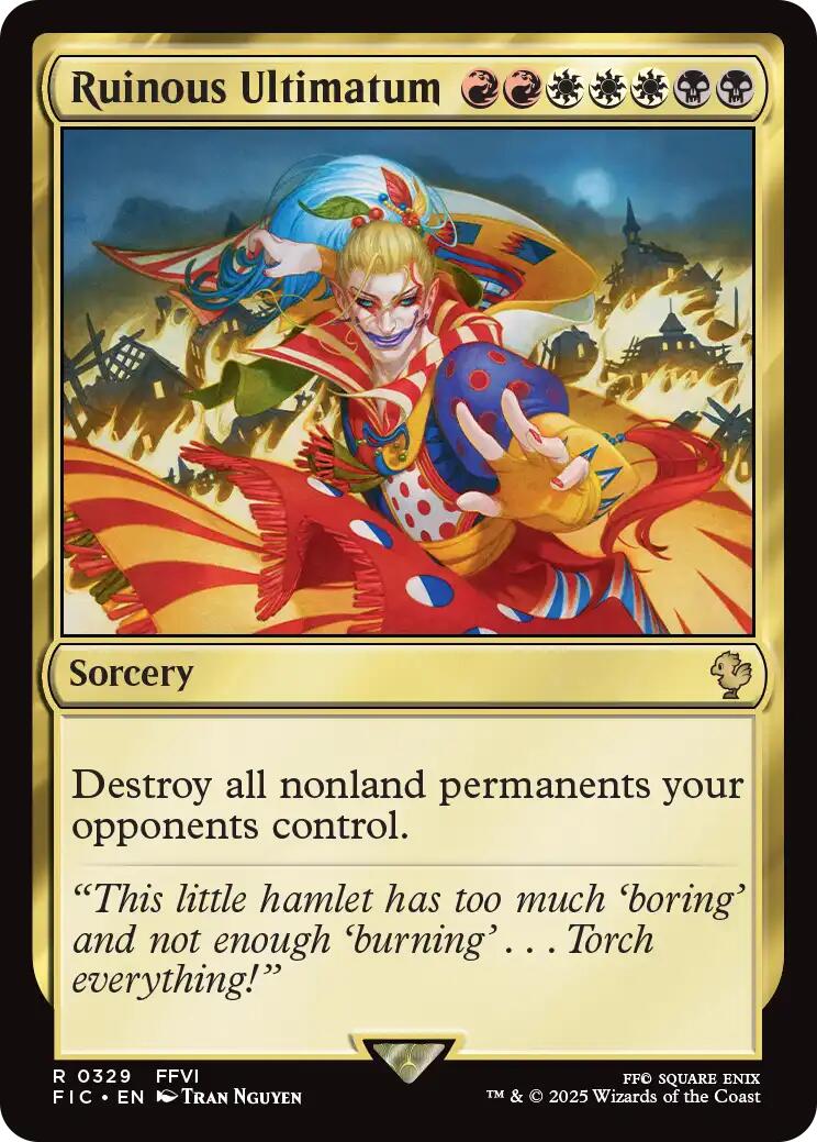 Ruinous Ultimatum (Surge Foil) [FINAL FANTASY Commander] | Gear Gaming Fayetteville