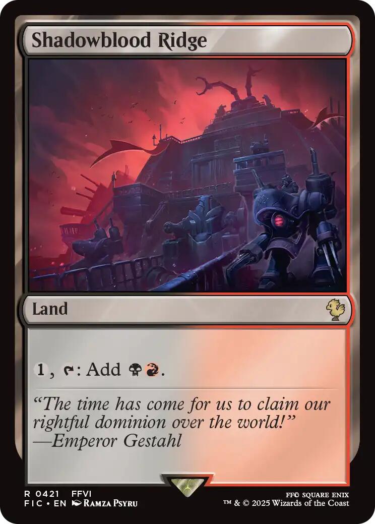 Shadowblood Ridge (Surge Foil) [FINAL FANTASY Commander] | Gear Gaming Fayetteville