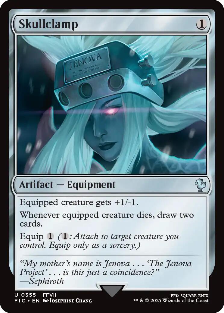 Skullclamp (Surge Foil) [FINAL FANTASY Commander] | Gear Gaming Fayetteville