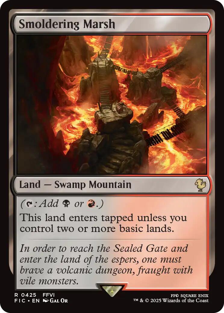 Smoldering Marsh (Surge Foil) [FINAL FANTASY Commander] | Gear Gaming Fayetteville