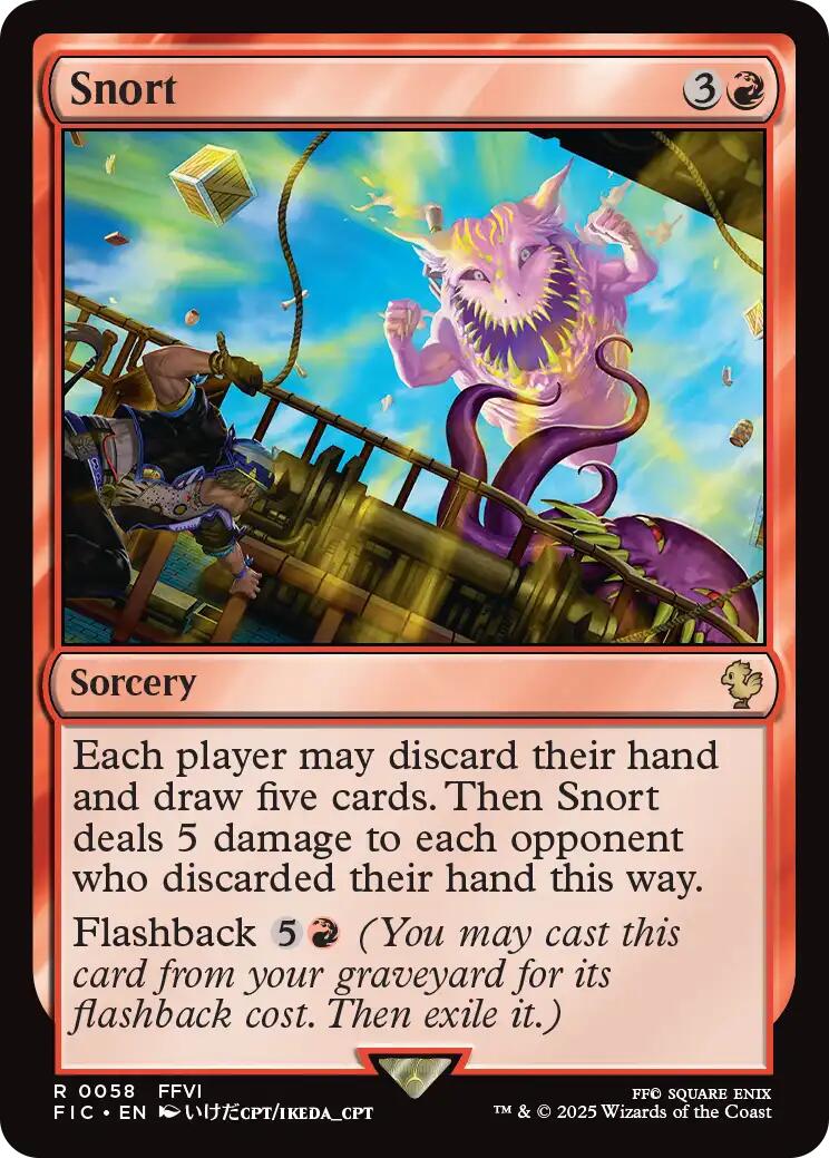 Snort (Surge Foil) [FINAL FANTASY Commander] | Gear Gaming Fayetteville