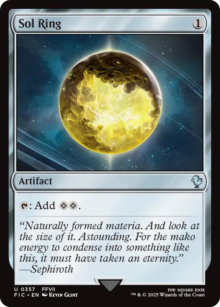 Sol Ring (0357) (Surge Foil) [FINAL FANTASY Commander] | Gear Gaming Fayetteville
