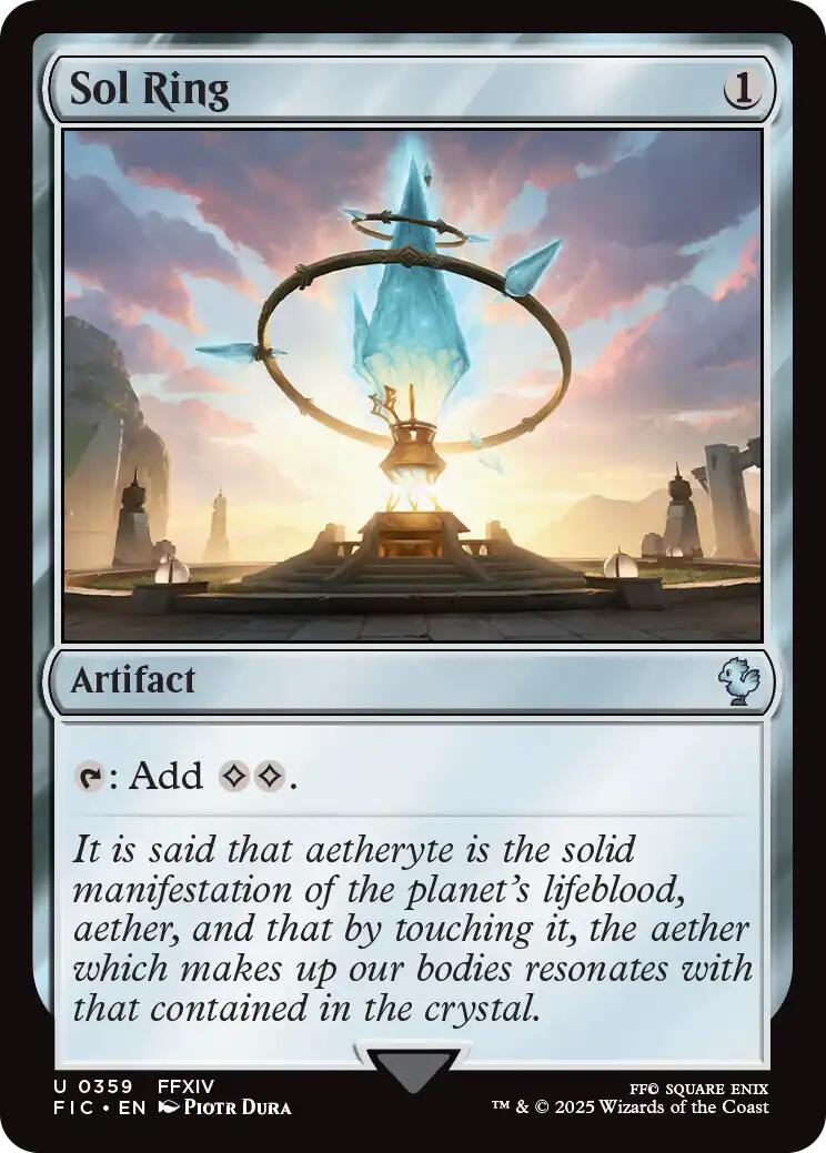 Sol Ring (0359) (Surge Foil) [FINAL FANTASY Commander] | Gear Gaming Fayetteville