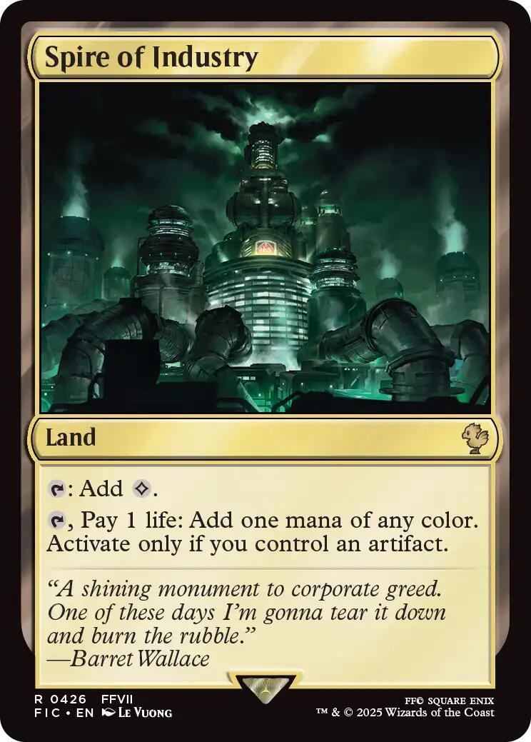 Spire of Industry (Surge Foil) [FINAL FANTASY Commander] | Gear Gaming Fayetteville