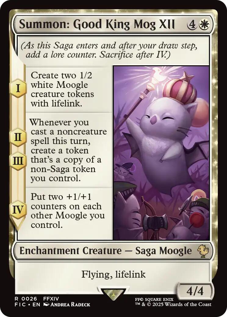 Summon: Good King Mog XII (Surge Foil) [FINAL FANTASY Commander] | Gear Gaming Fayetteville
