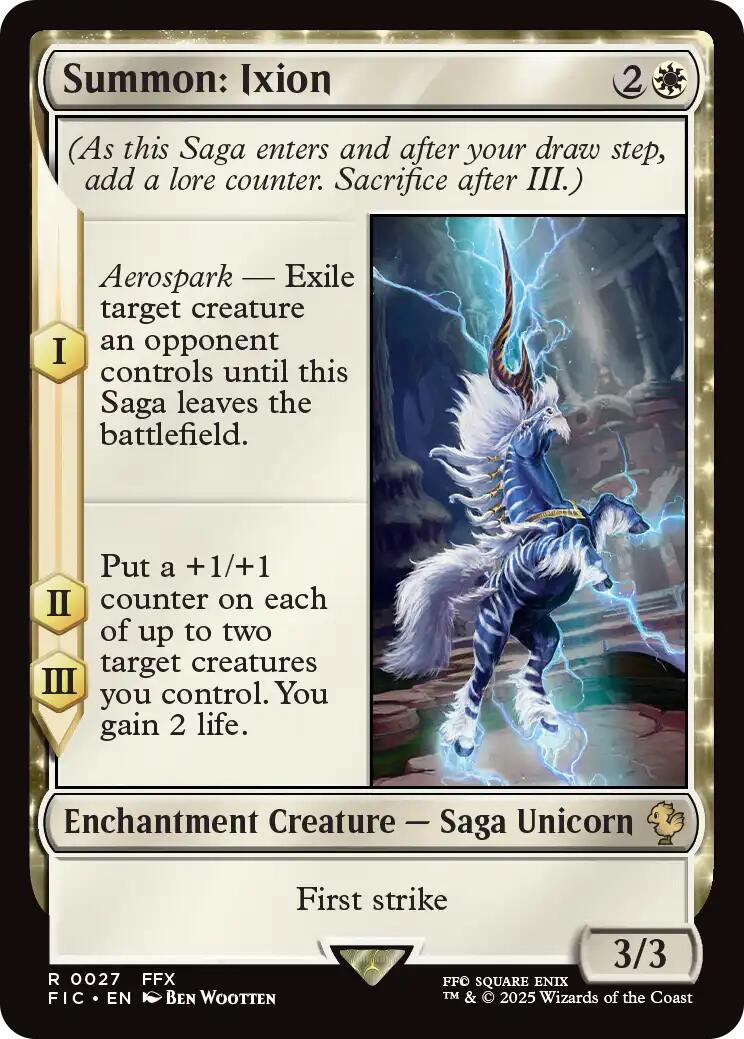 Summon: Ixion (Surge Foil) [FINAL FANTASY Commander] | Gear Gaming Fayetteville