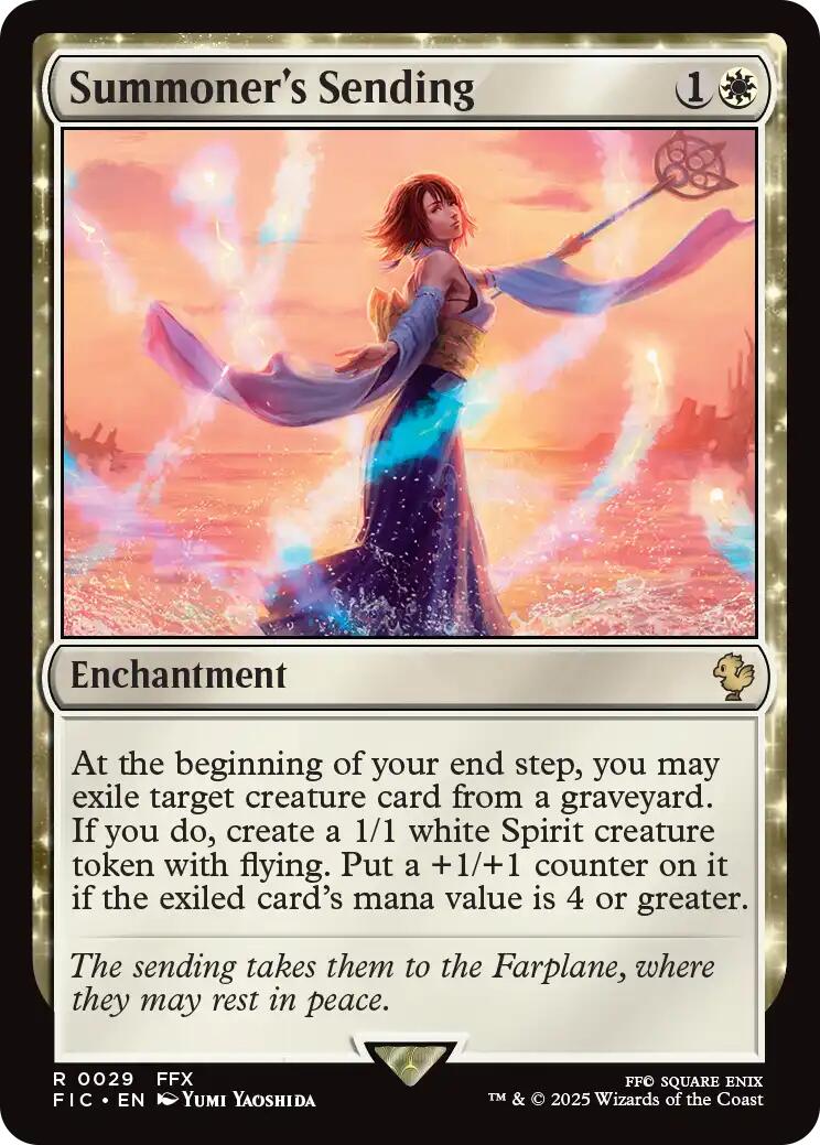 Summoner's Sending (Surge Foil) [FINAL FANTASY Commander] | Gear Gaming Fayetteville