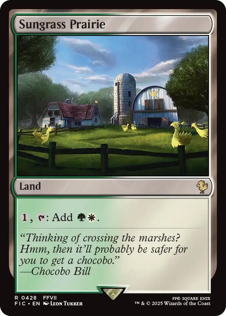 Sungrass Prairie (Surge Foil) [FINAL FANTASY Commander] | Gear Gaming Fayetteville