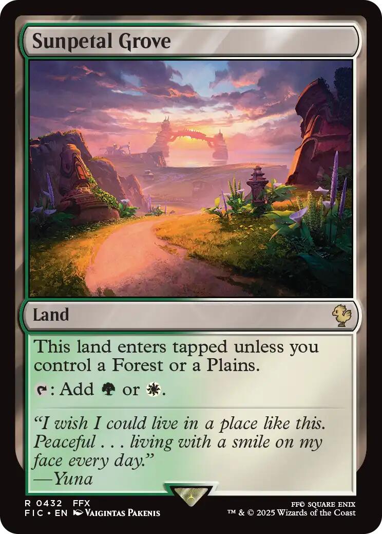 Sunpetal Grove (Surge Foil) [FINAL FANTASY Commander] | Gear Gaming Fayetteville