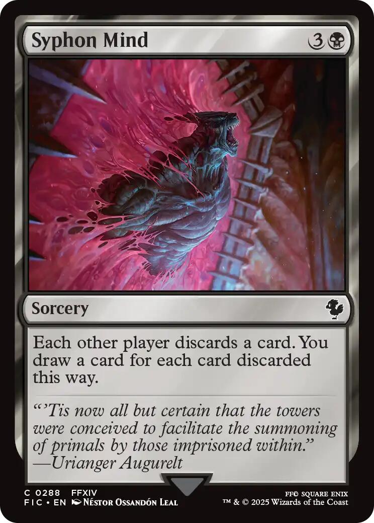 Syphon Mind (Surge Foil) [FINAL FANTASY Commander] | Gear Gaming Fayetteville