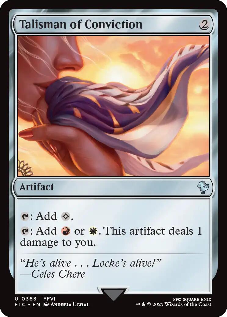 Talisman of Conviction (Surge Foil) [FINAL FANTASY Commander] | Gear Gaming Fayetteville