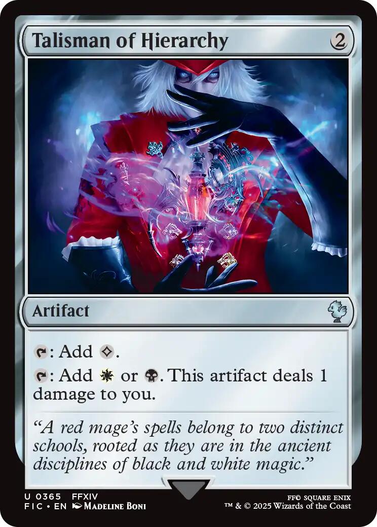Talisman of Hierarchy (Surge Foil) [FINAL FANTASY Commander] | Gear Gaming Fayetteville