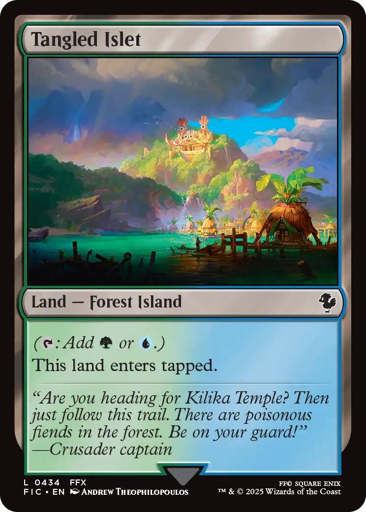 Tangled Islet (Surge Foil) [FINAL FANTASY Commander] | Gear Gaming Fayetteville