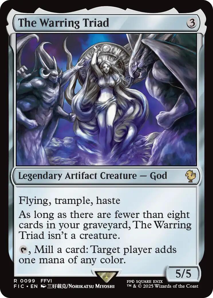 The Warring Triad (Surge Foil) [FINAL FANTASY Commander] | Gear Gaming Fayetteville