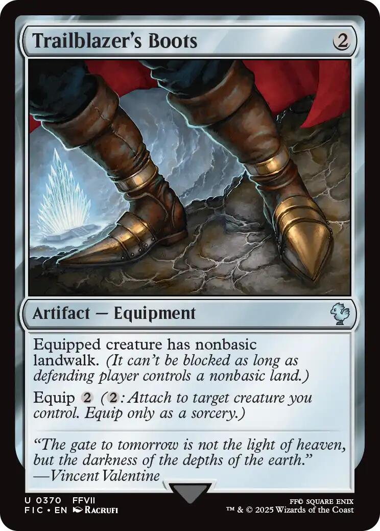 Trailblazer's Boots (Surge Foil) [FINAL FANTASY Commander] | Gear Gaming Fayetteville