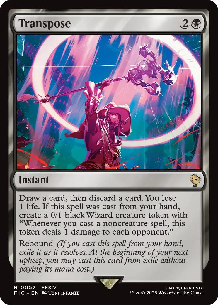 Transpose (Surge Foil) [FINAL FANTASY Commander] | Gear Gaming Fayetteville