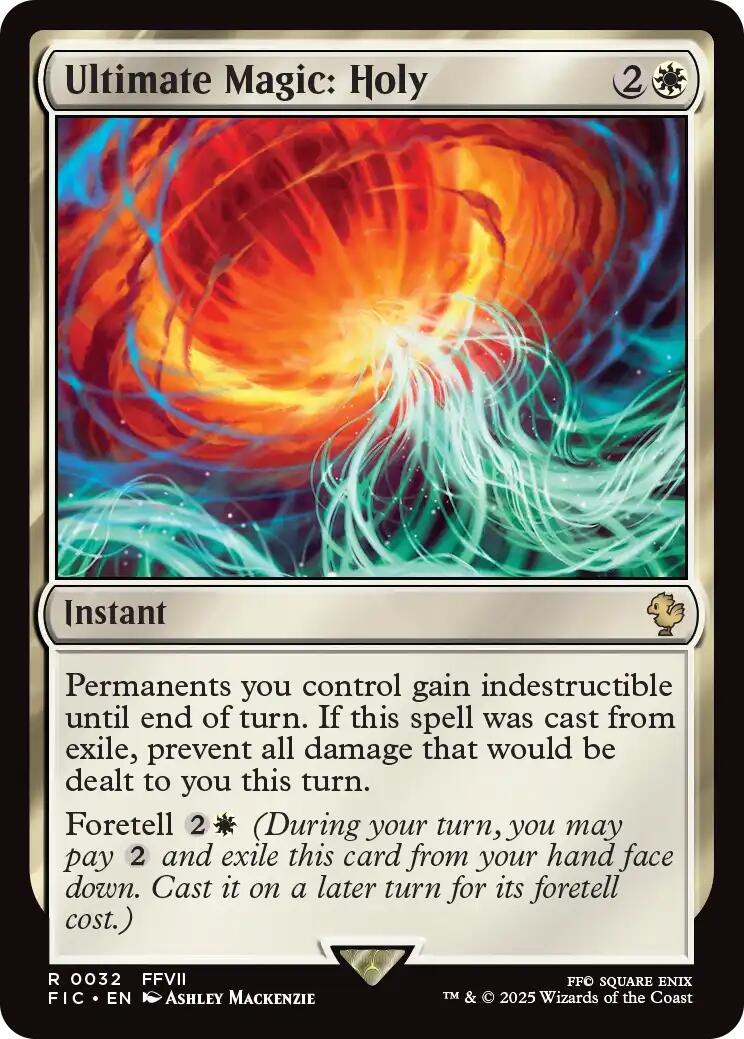 Ultimate Magic: Holy (Surge Foil) [FINAL FANTASY Commander] | Gear Gaming Fayetteville