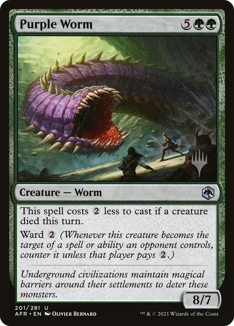 Purple Worm [Tarkir: Dragonstorm Promos] | Gear Gaming Fayetteville