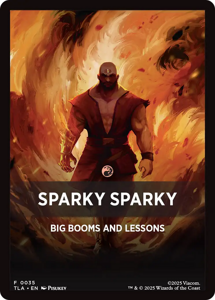 Sparky Sparky Theme Card [Avatar: The Last Airbender Tokens] | Gear Gaming Fayetteville