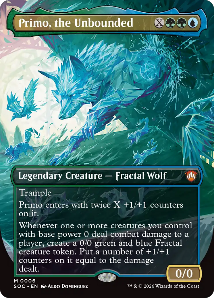 Primo, the Unbounded (Borderless) [Secrets of Strixhaven Commander] | Gear Gaming Fayetteville