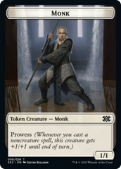 Spider // Monk Double-Sided Token [Double Masters 2022 Tokens] | Gear Gaming Fayetteville