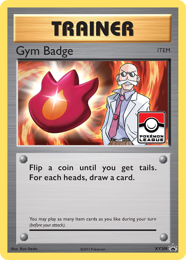 Gym Badge (XY209) (Blaine) [XY: Black Star Promos] | Gear Gaming Fayetteville