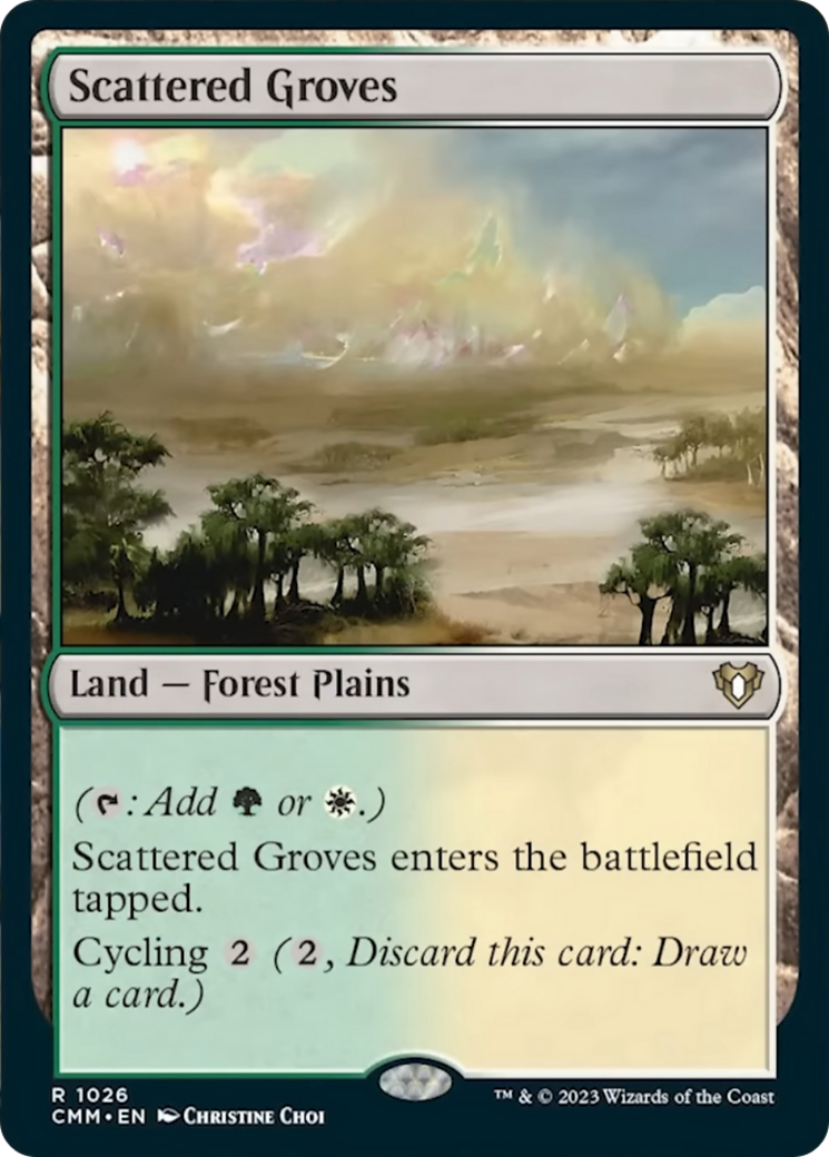 Scattered Groves [Commander Masters] | Gear Gaming Fayetteville