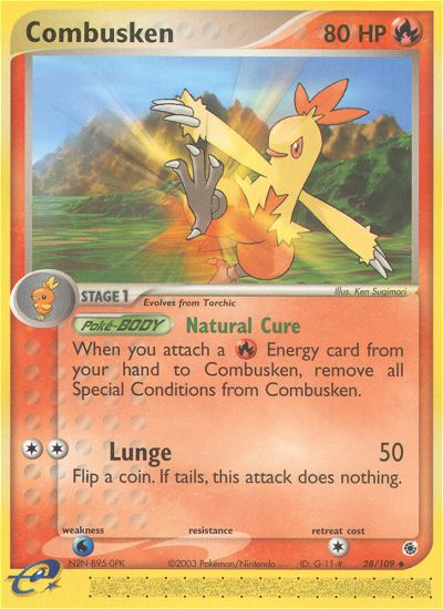 Combusken (28/109) [EX: Ruby & Sapphire] | Gear Gaming Fayetteville