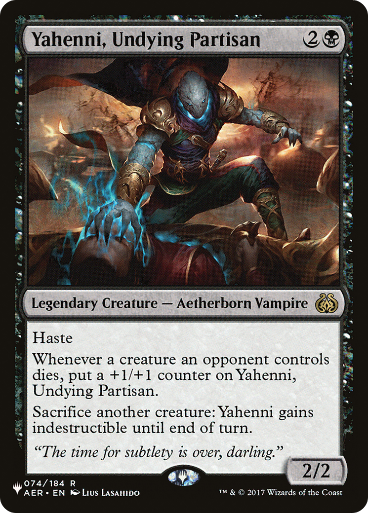 Yahenni, Undying Partisan [The List] | Gear Gaming Fayetteville