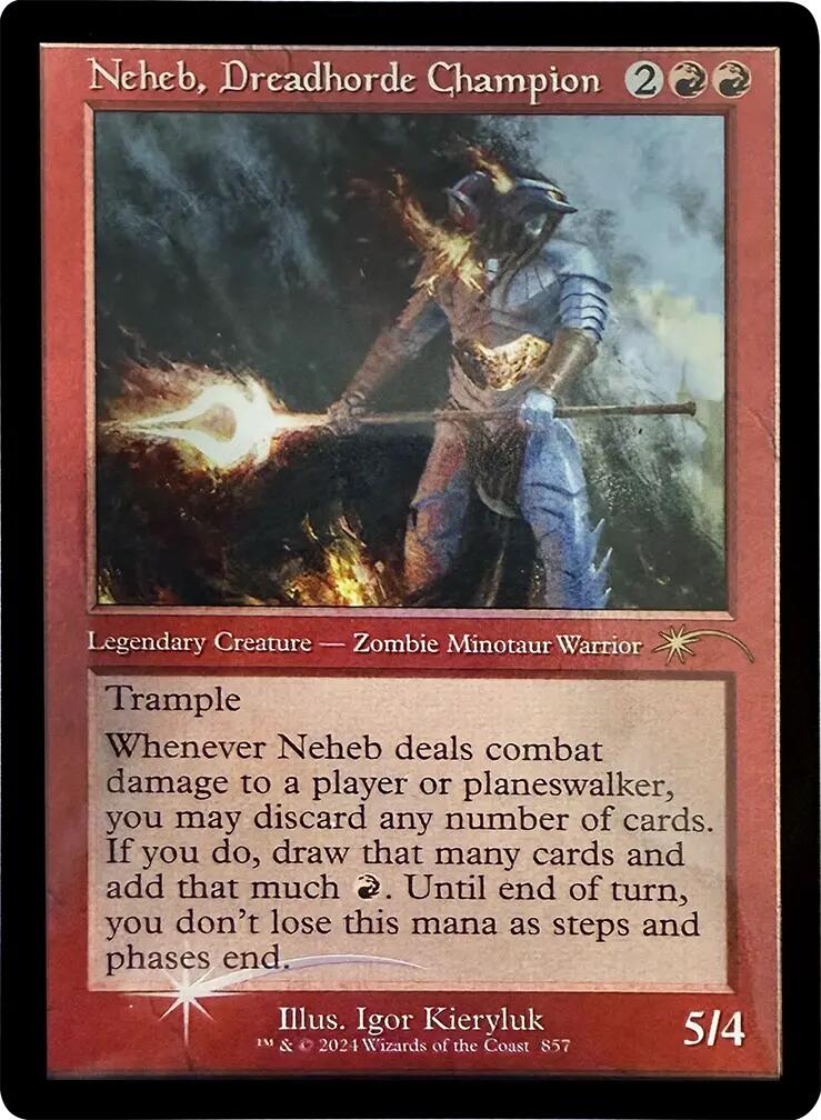 Neheb, Dreadhorde Champion (Retro Frame) [Secret Lair Drop Series] | Gear Gaming Fayetteville