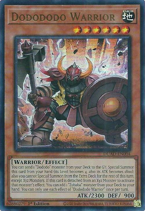 Dodododo Warrior [DUAD-EN004] Ultra Rare | Gear Gaming Fayetteville