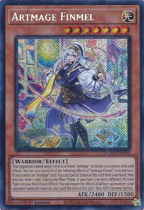 Artmage Finmel [DUAD-EN009] Secret Rare | Gear Gaming Fayetteville