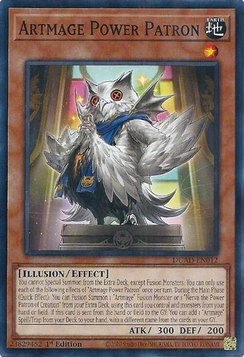 Artmage Power Patron [DUAD-EN012] Common | Gear Gaming Fayetteville