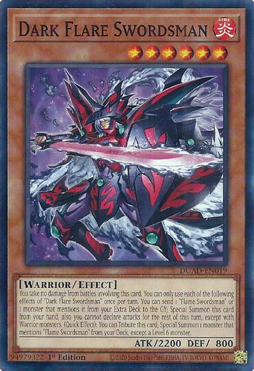 Dark Flare Swordsman [DUAD-EN019] Common | Gear Gaming Fayetteville